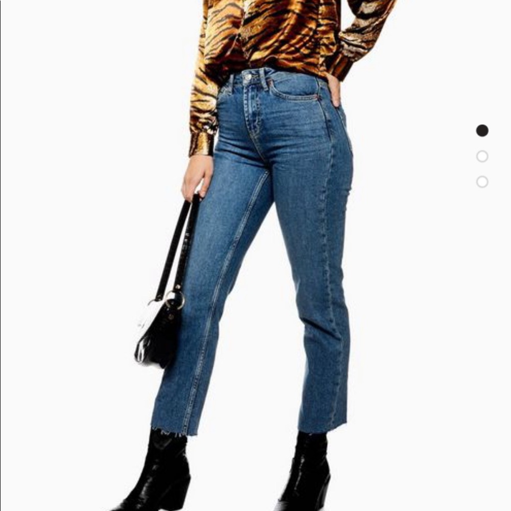 Topshop straight jeans